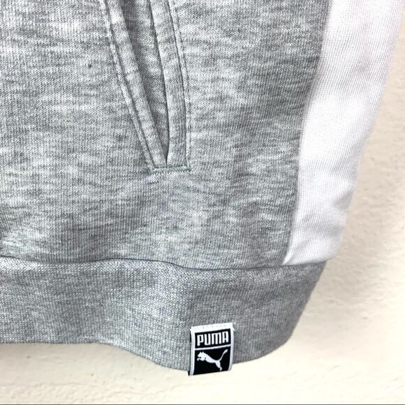 Vintage 90’s Y2K Puma Classics Sleeveless Logo T7 Hoodie Sweater Size Medium - Picture 7 of 9